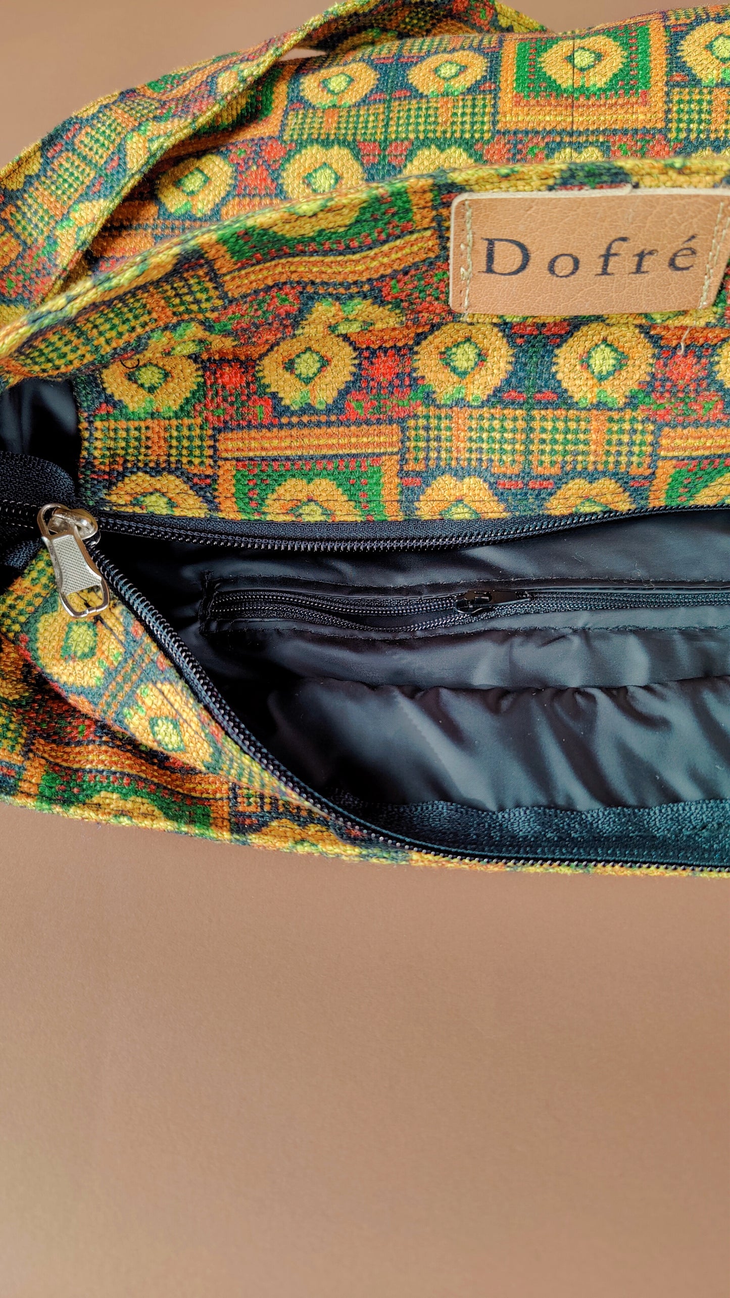 Dofre Chic Vision Crossbody bag - Orange pattern