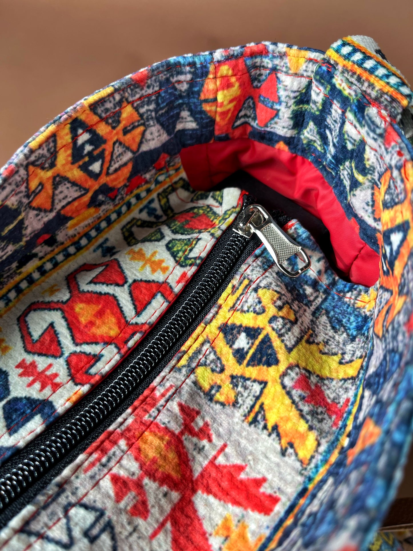 Dofre Chic Vision Crossbody bag - Orange pattern