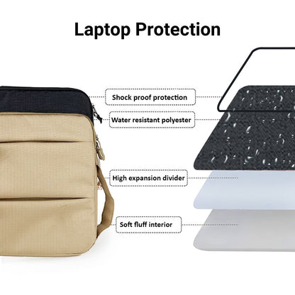 Dofre Beige Laptop Sleeve – Premium Laptop Case in Pakistan