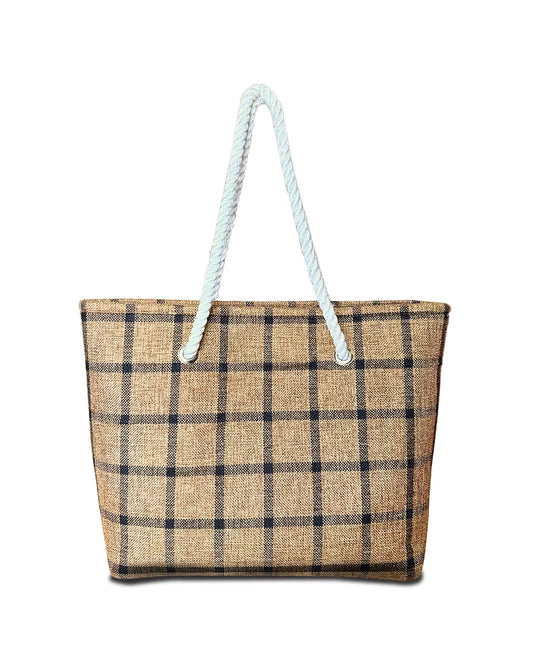 Dofre Cleo Jute Bag - Beige