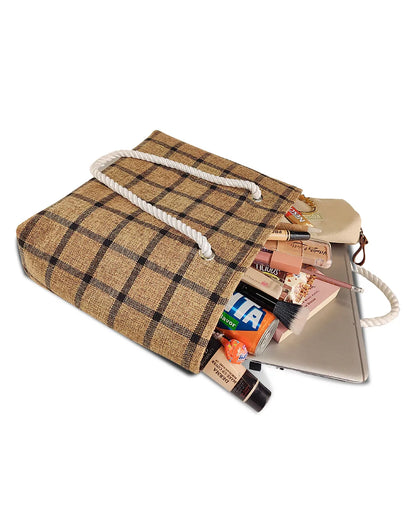 Dofre Cleo Jute Bag - Beige