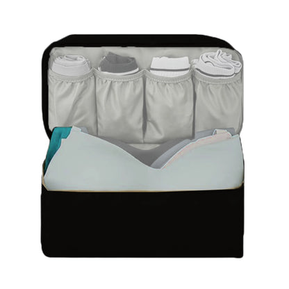 Durable travel organizer for lingerie, underwear, and small essentials.